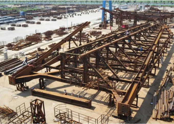 Patio de fabricación estructural
