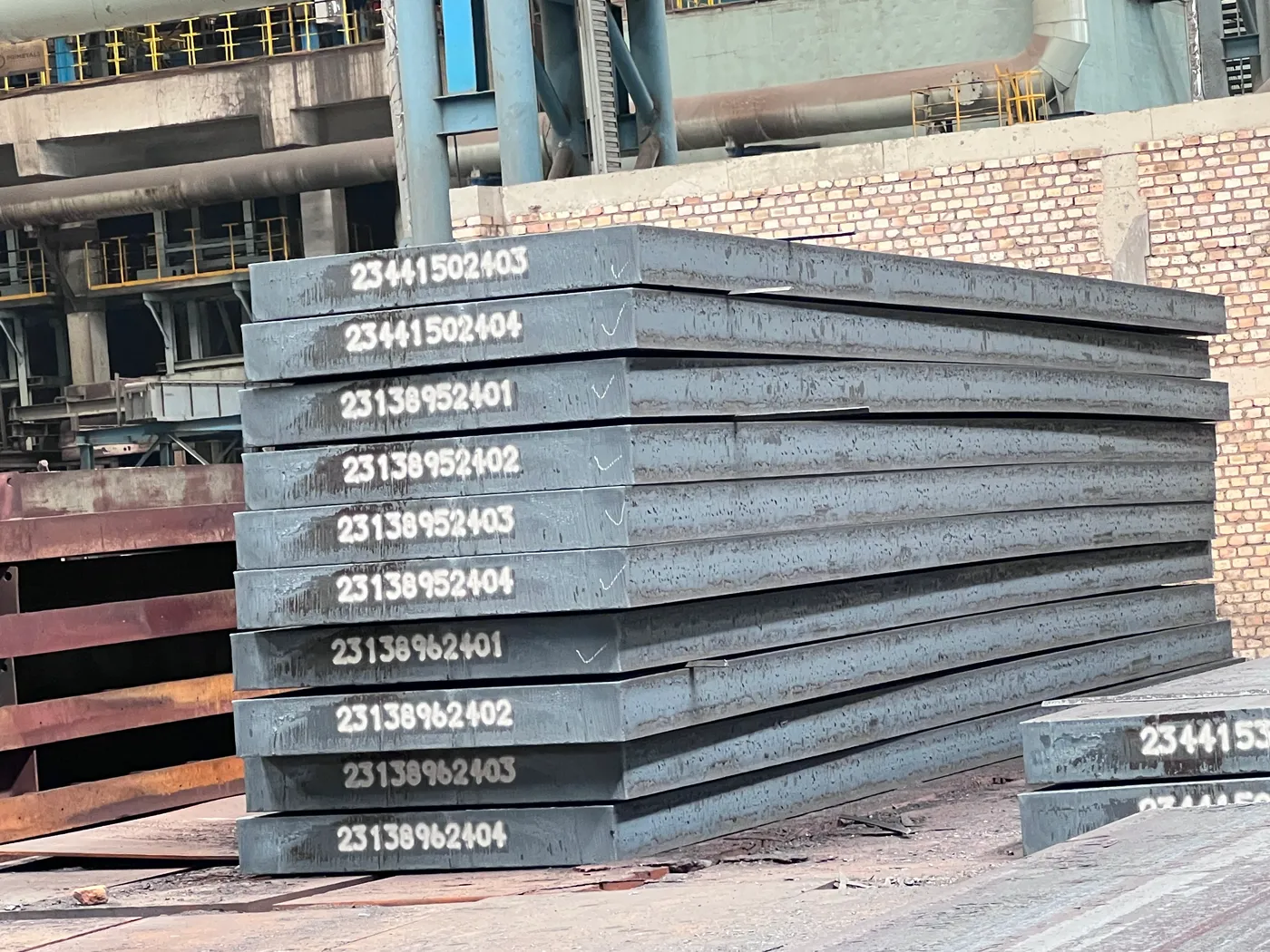 Depot stacks with heat identification