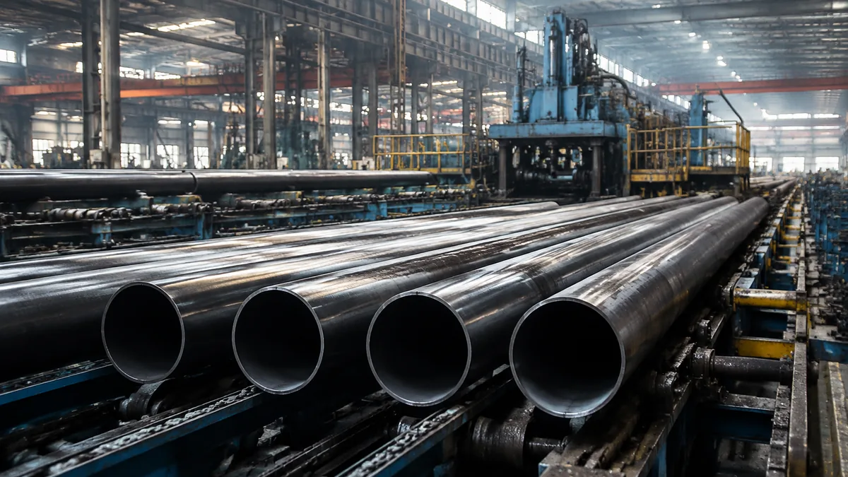 Ligne de formage de tubes acier pour comparer les filières de fabrication