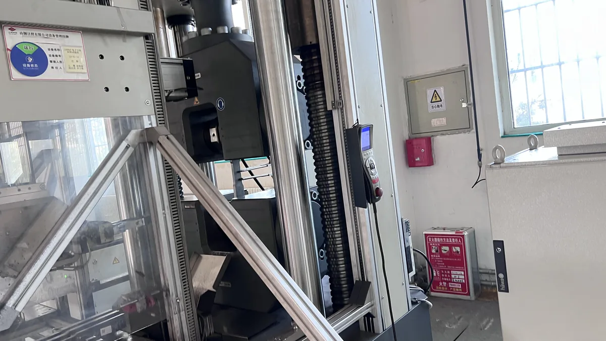Surface and thickness check on carbon structural plate before the mill commits to mill scale, Sa 2.5, or shop primer