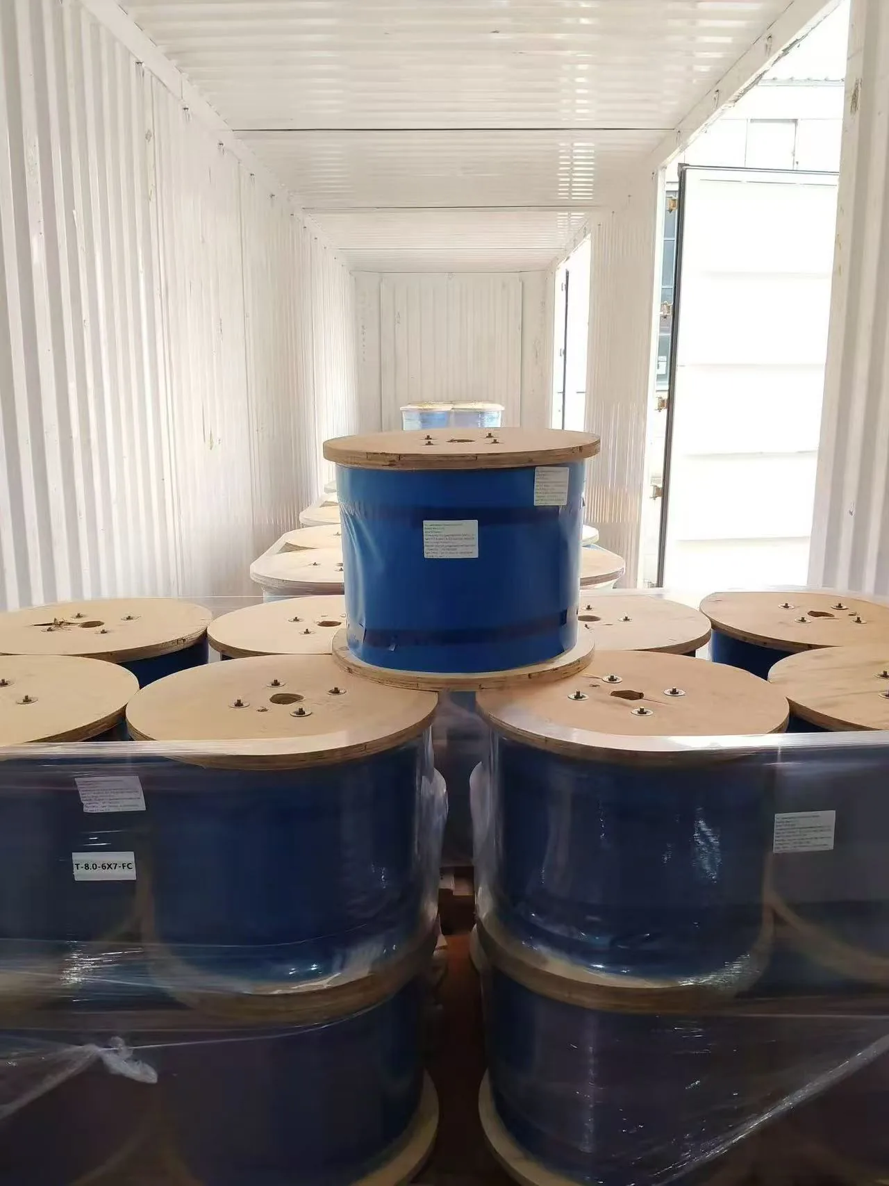 8 mm Galvanized Steel Wire Rope 6x7-FC Shipped to Egypt (2 Containers) cover image