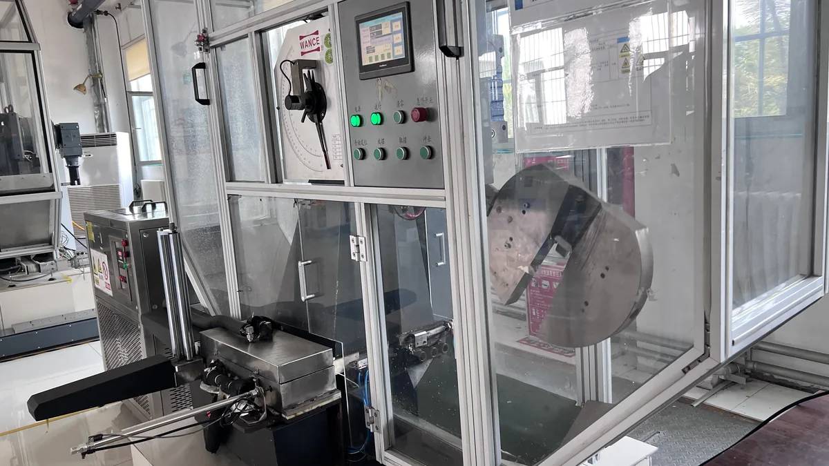 Cold rolled steel coil surface and thickness gauge inspection