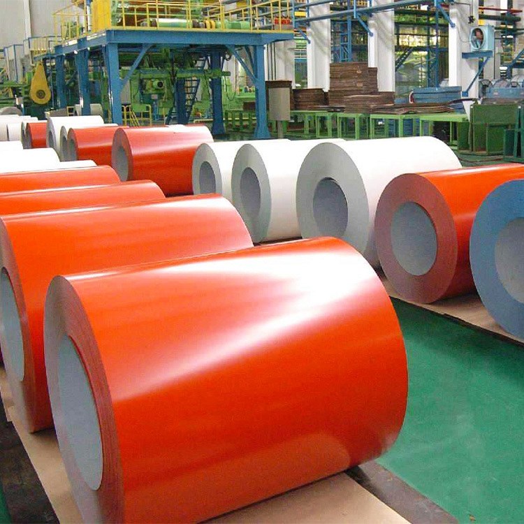 PPGI / PPGL Color-Coated Steel Coil — PE / PVDF on GI or GL عرض المنتج النهائي